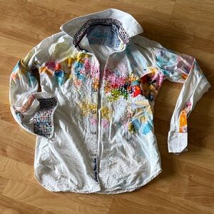 Robert Graham S Multicolor Artistic Men's Shirt